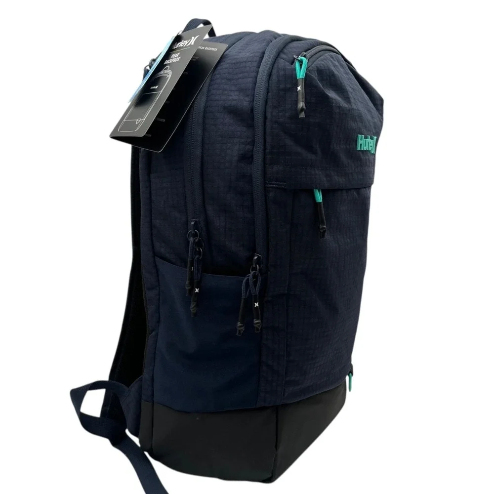 Hurley Mens One and Only Classic Backpack Obsidian Blue Fits 15